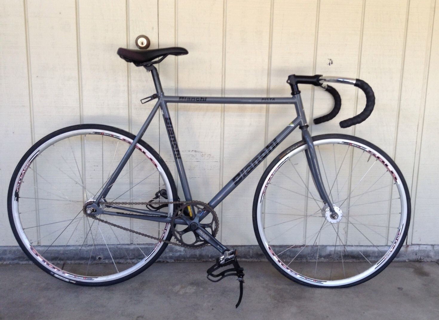 Bianchi Pista Submarine Gray