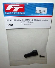 Team Associated Factory Team Aluminum Clamping Servo Horn (23Tooth) 18.5mm #1361