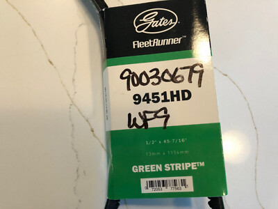 Accessory Drive Belt-High Capacity V-Belt(Heavy-Duty) Gates 9451HD  