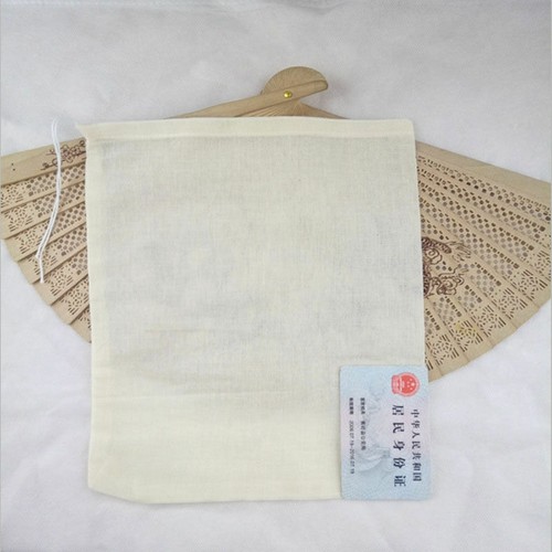 Lot De 100 Sachets En Mousseline De Coton 6x8 Pouces - Pour Sachets De Thé, Herbes, Savons, Cadeaux