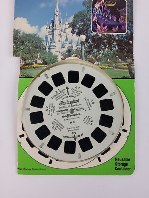 Walt Disney World Fantasyland 3d View-Master 3 Reel Packet 3020