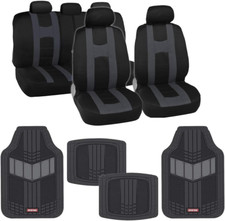 Autosport Full Set Combo All Protective Seat Covers (2 Front 1 Bench) with Heavy