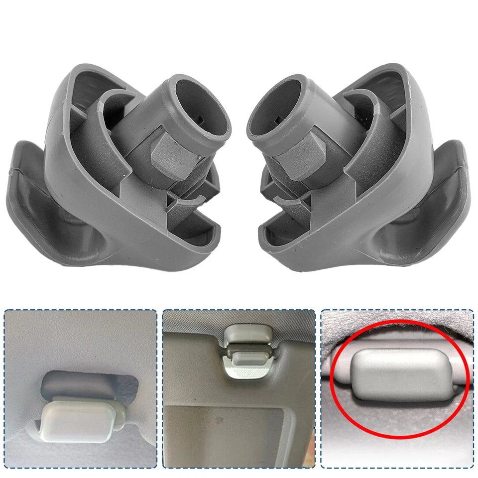 2x 88217S01A01ZA Sun Visor Clip Hook Hanger For Honda Accord Civic CR-V Odyssey - Imagem 4 de 4