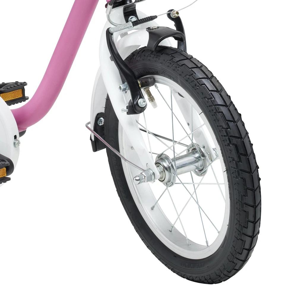 Qualitäts Kinderfahrrad 12 Zoll matt Pink Mädchen Kinderrad Fahrrad ab 3 Jahre  - Bild 4 von 4