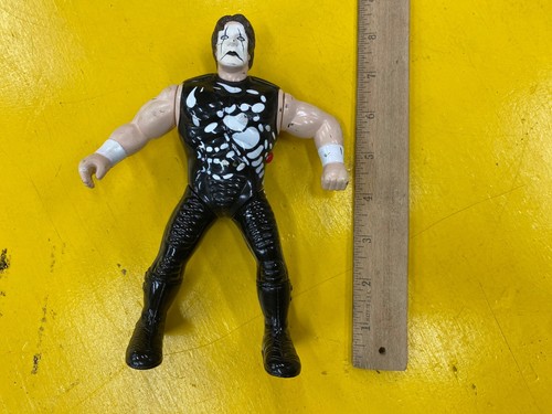 Figura de acción de lucha libre Sting de colección 1997 Nitro Wolfpack WCW vibración probada funciona - Imagen 9 de 9
