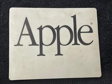 Vintage Apple Mouse Pad Vaporwave Plastic Rubber Backed 8.75x7