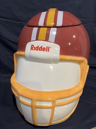 CASCO DE FÚTBOL AMERICANO WASHINGTON REDSKINS TARRO DE GALLETAS - Imagen 3 de 11