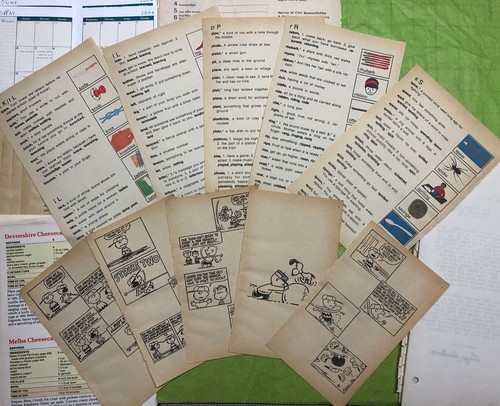 50pc VTG Book Pg LOT~Grade School Education*Fiction*Spanish*Cookbook*Calendar - Picture 5 of 9
