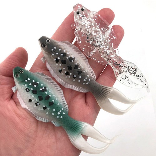 2pcs/set 8g 13cm Fishing Lures Vivid Shape Attract Fish Flatfish Soft ...
