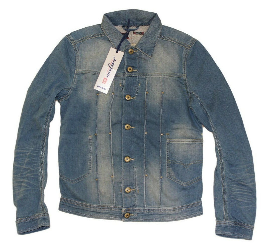 werkzaamheid efficiëntie inflatie DIESEL JUZICON JOGG DENIM JACKET 0600U SIZE S 100% AUTHENTIC 8053627891614  | eBay