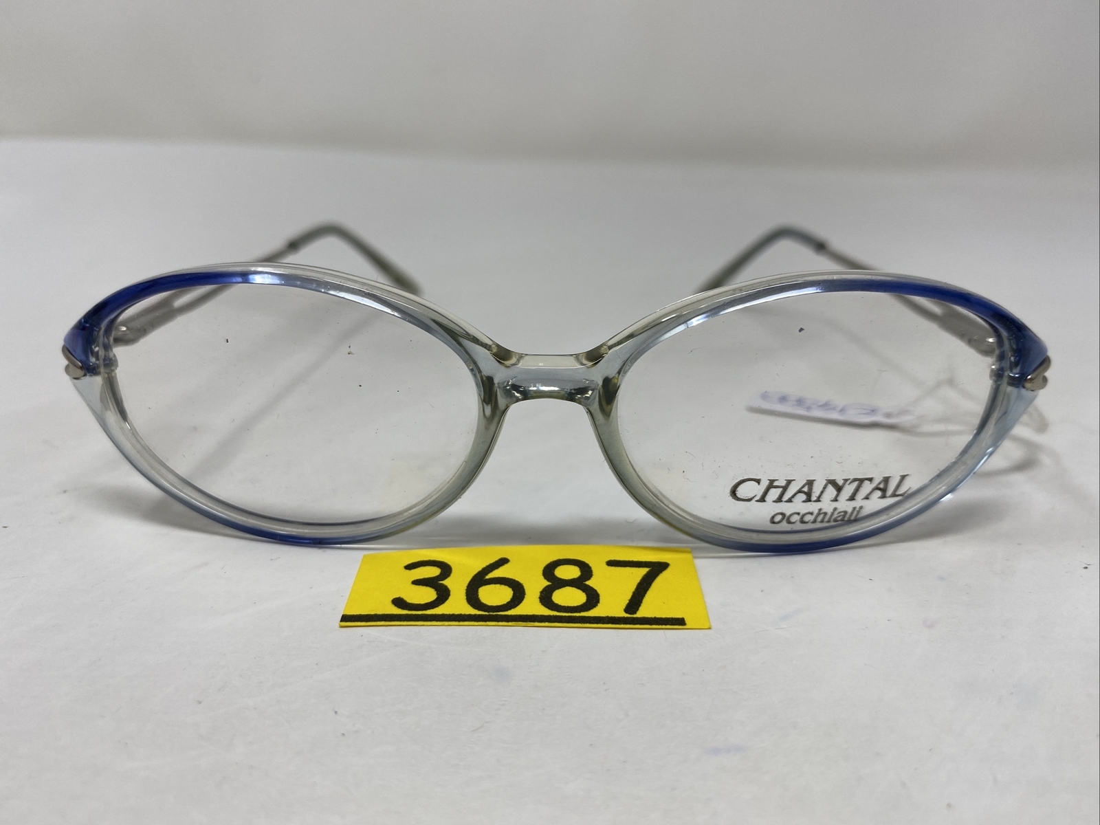 Chantal Occhiali Italy Mod P459 COL.S1388 51-16-135 Blue Eyeglasses Frame 3687