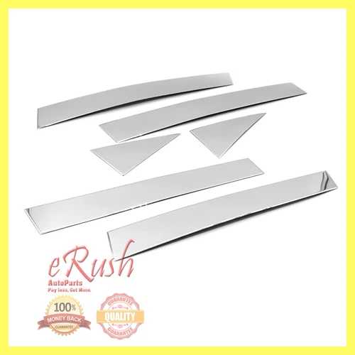 FOR 2009-2015 TOYOTA PRIUS CHROME B-PILLAR 6PCS PILLAR POST STAINLESS STEEL 2014