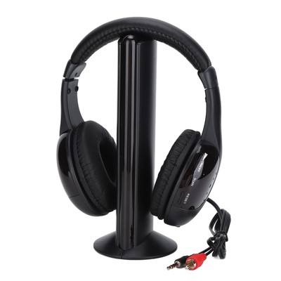 Wireless On Ear Headphones 5 In 1 Headset With Monitoring For PC TV Device  | eBay