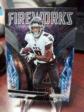 2021 Panini Prizm KYLE PITTS Fireworks Insert #F-13 Rookie RC ATLANTA FALCONS🔥 