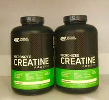 Optimum Nutrition Micronized Creatine Monohydrate 600g each x 2, Unflavored
