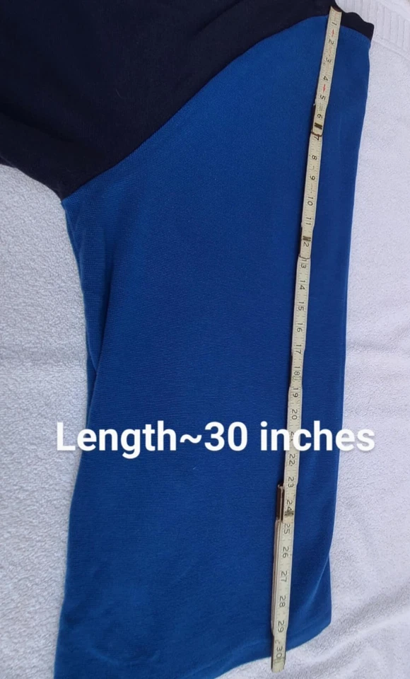 Camisa Pullover Azul Para Hombre Y2K Athletech De Colección Años 90 Talla Grande Manga Larga Cuello Redondo Foto 4 de 4