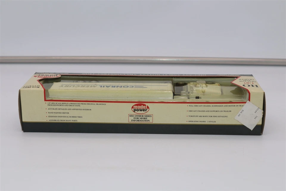 DIECAST 1:87 HO SCALE - TRACTOR AND TRAILER - CONRAIL MERCURY -MODEL POWER - NIP - Image 4 of 4