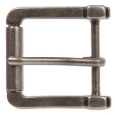 1 1/2" 38 mm Single Prong Rectangular Square Roller Belt Buckle