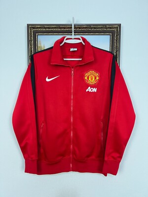 Nike Manchester United ジャケット 2007-08 Manchester United Nike Track Jacket - 8/10 - (M)