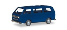 HO 1:87 Herpa # 13093-002 Volkswagon T3 Bus -  MINIKIT Blue