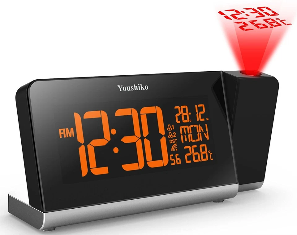 Projection Clock Radio Control UK Version with Colour Changing Display - Image 3 of 4