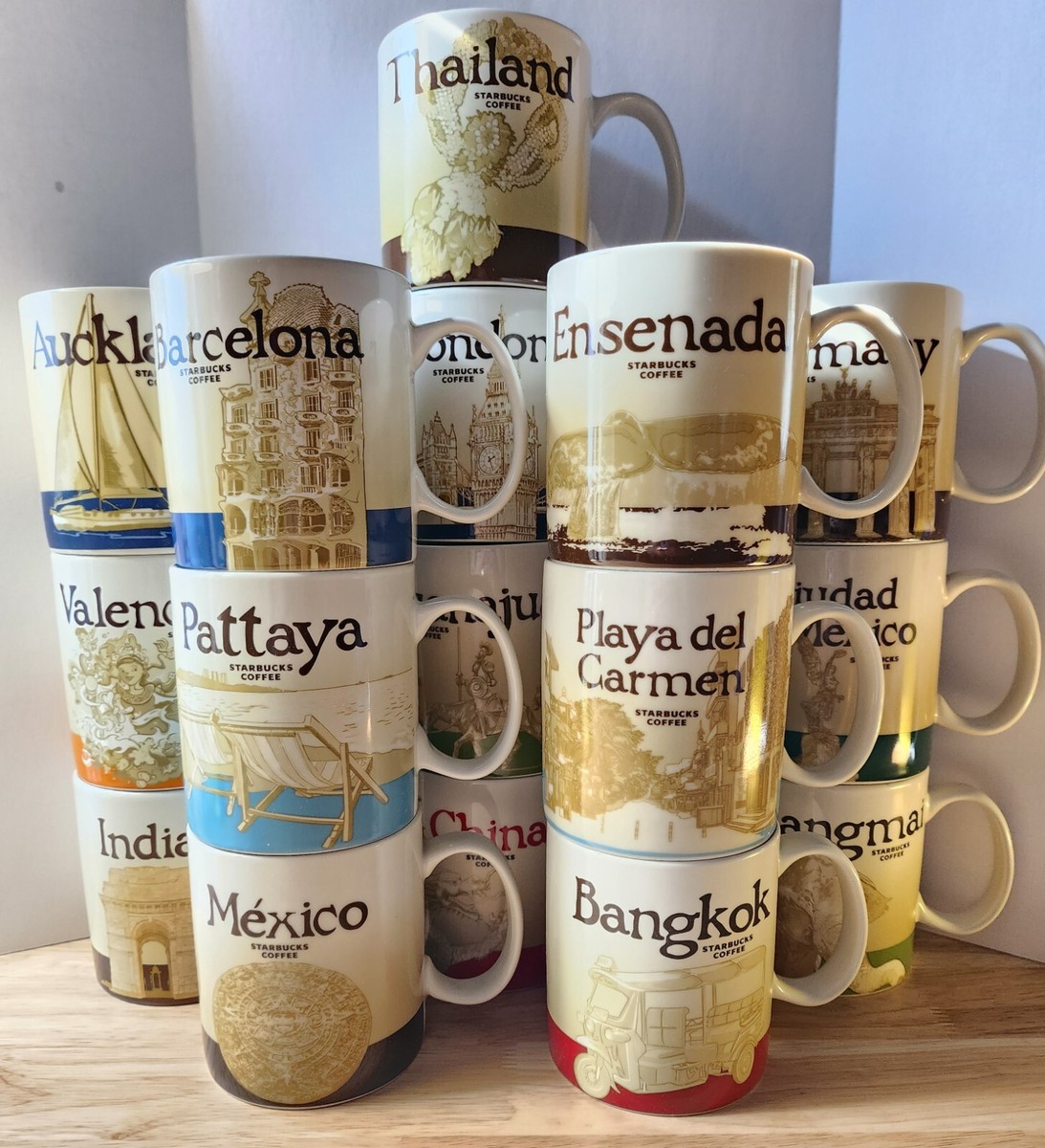 Starbucks You Are Here 16oz Mug Global Collection *AUTHENTIC