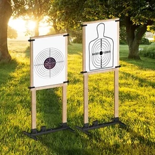 2Packs Plastic Shooting Target Stand Base Adjustable Target Stands USPSA/IPSC