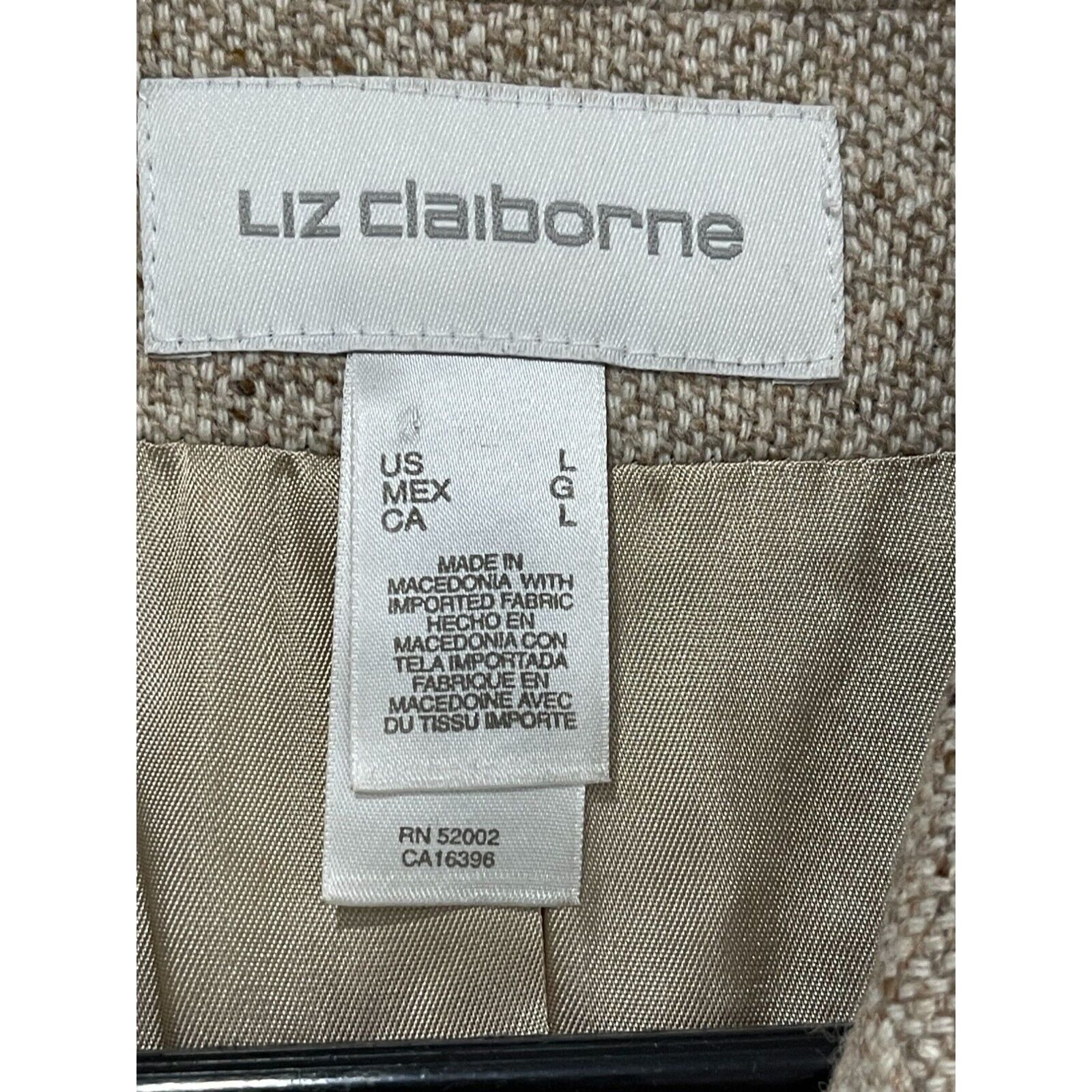 Vintage Liz Claiborne Wool Blend Blazer Jacket Wo… - image 4