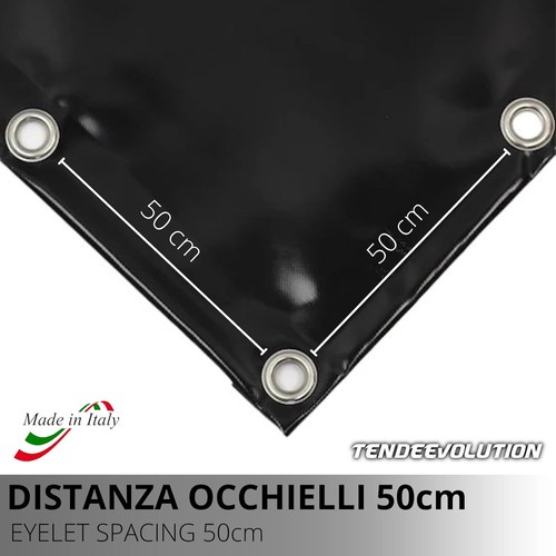 Telo pvc occhiellato telone in pvc impermeabile pesante 680 gr occhielli ogni 50 - Zdjęcie 10 z 11