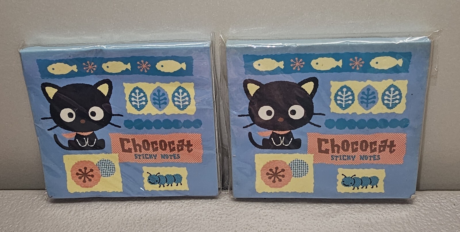 Vintage 2006 Sanrio Sticky Notes 2-Pack 80 Sheets Each Old Stock-image