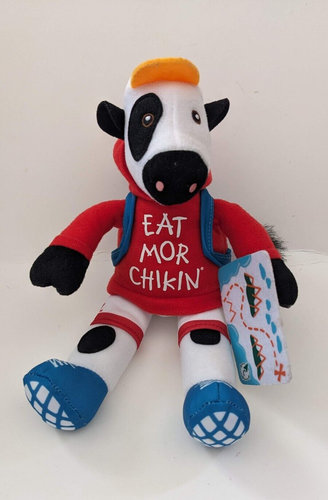 Chick-fil-A COW PLUSH Set 2 Traveler Toy Red Hoodie Hat Map Backpack Summer 2023 - Picture 5 of 10