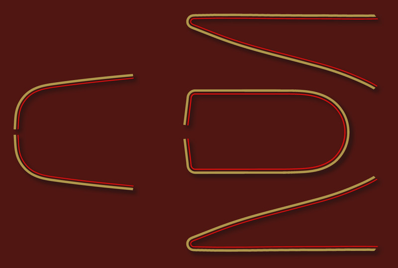 Stickers KAWASAKI Z 900 A4 1976 kit de bandes décoratives pour peinture rouge