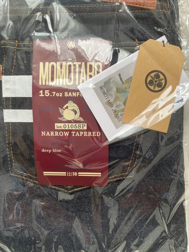 Momotaro Jeans 0105SP Japanese Selvedge Denim 15.7oz Narrow tapered 28~42in - Picture 4 of 24