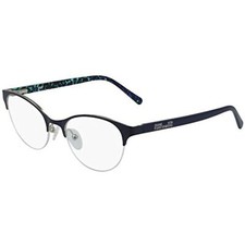 NEW Diane von Furstenberg DVF 8076 415 Navy Eyeglasses 48mm with DVF Case