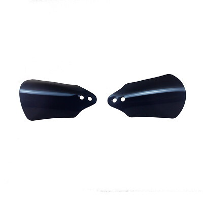 Ink Black Hand Guard Wind Deflector for Harley Road Street Glide Fat Bob Boy FXD