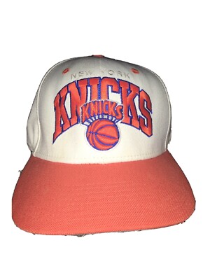 Mitchell Ness Mens Snapback Hat NBA New York Knicks Orange