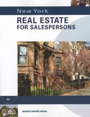 New York Real Estate for Salespersons - Paperback By Spada, Marcia Darvin - GOOD