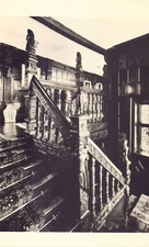 "Godinton Park, Kent. The Staircase" RPPC Vintage Postcard *Worldwide ship*