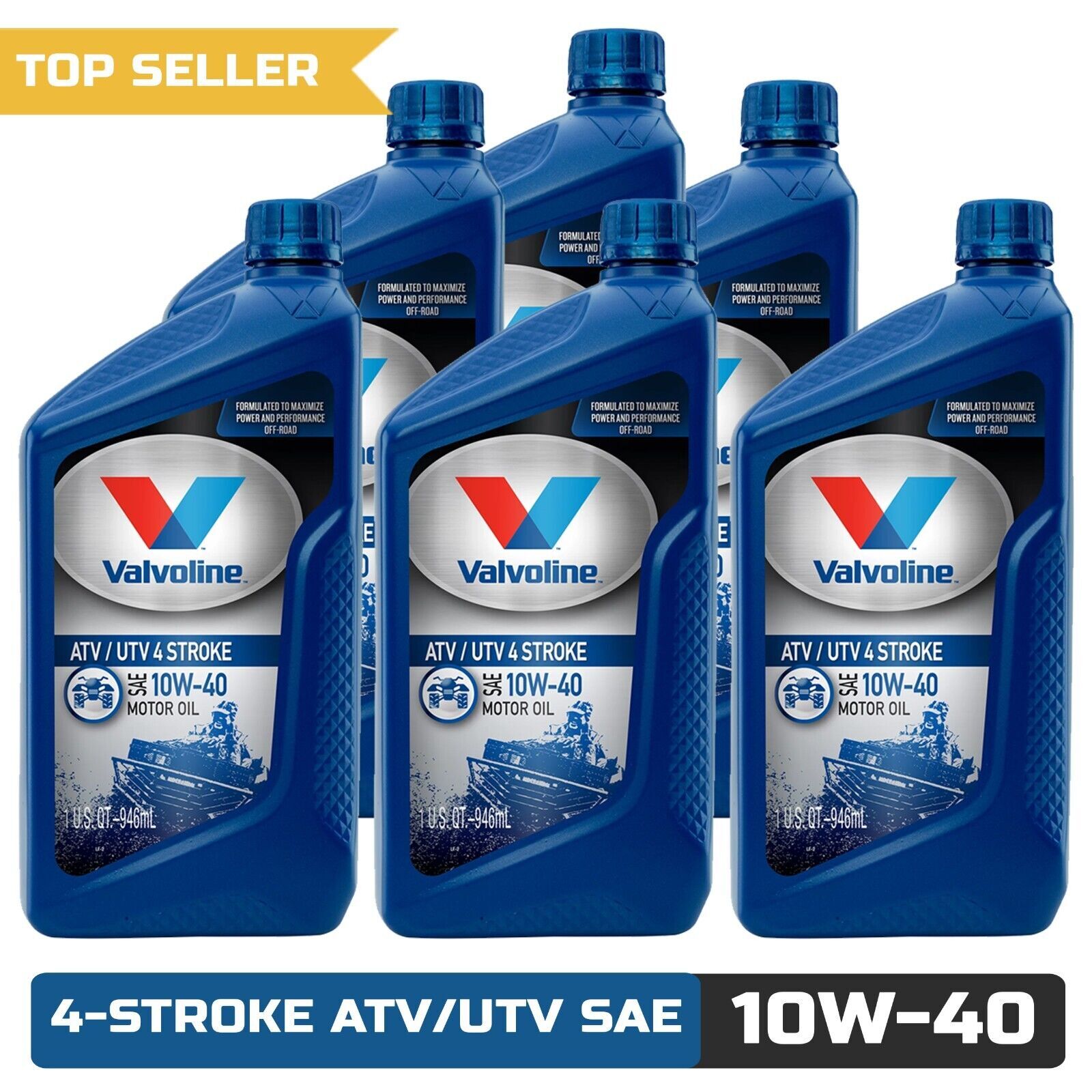 Valvoline 4Stroke Motorcycle 10W40 Conventional Motor Oil 1 QT eBay
