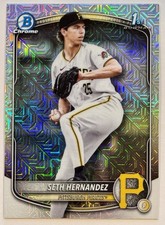 2025 Bowman Draft Chrome Seth Hernandez 1st Mojo Refractor #BDC-25