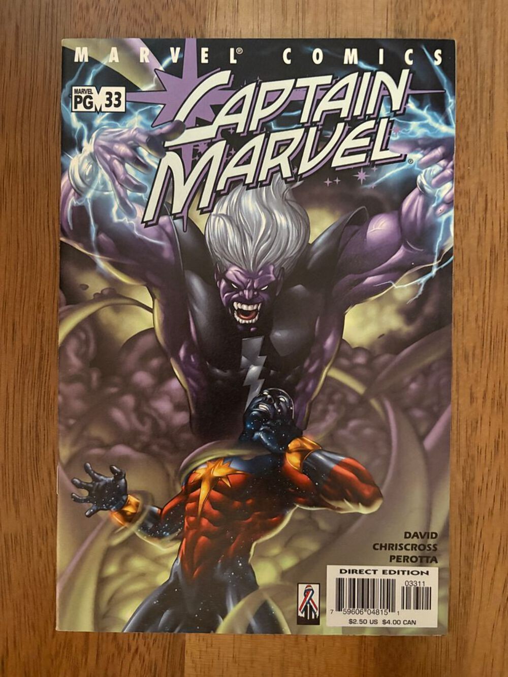 CAPTAIN MARVEL #33 (Marvel, 1999) VF Peter David