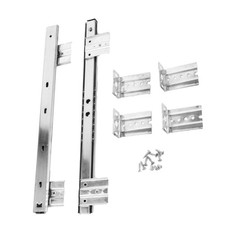 1 Pair Bearing Keyboard Tray Slide Rail Track for Desk Keyboard Drawer Mount