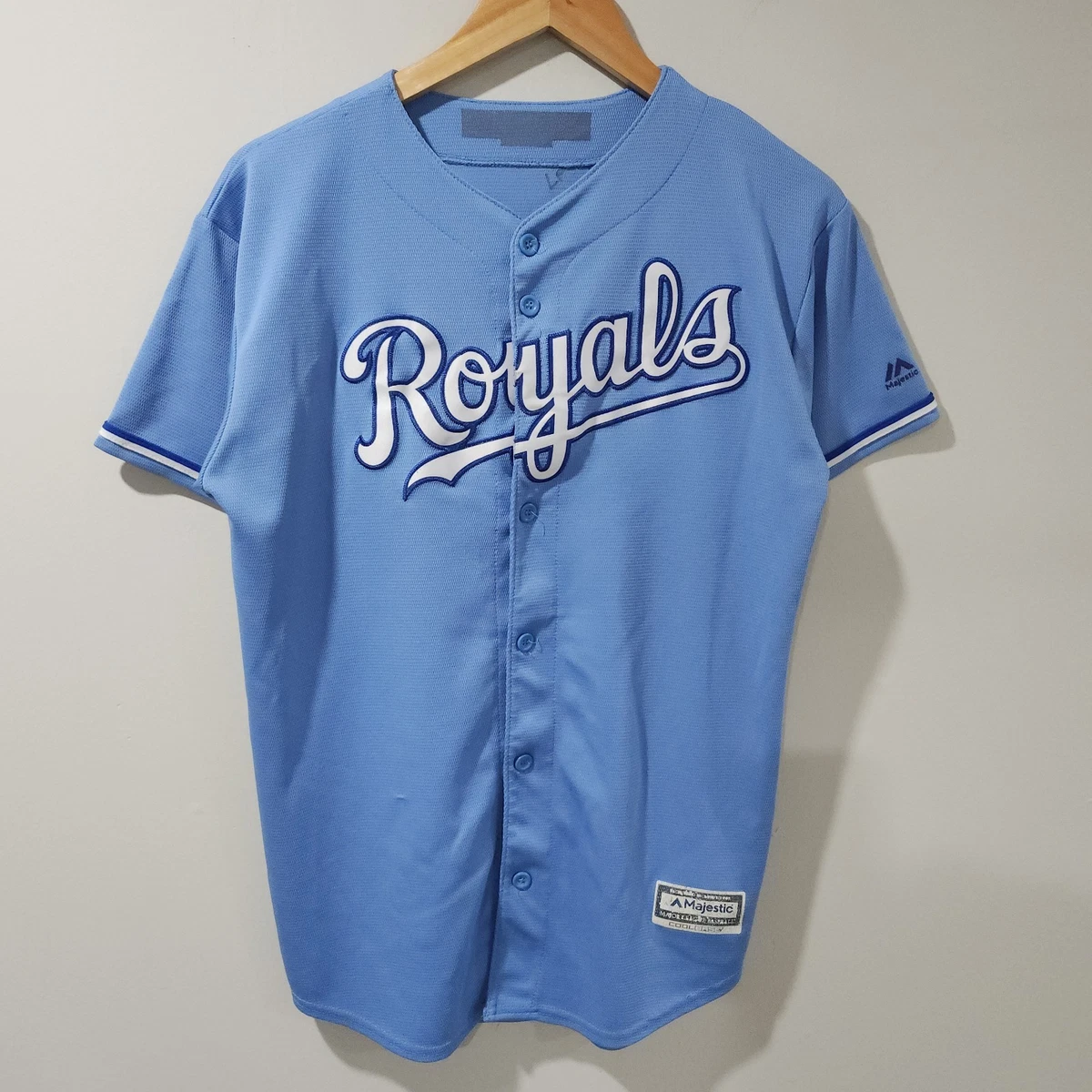 Kansas City Royals McNAB Majestic Men's Home White Cool Base