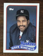 2017 TOPPS REDISCOVER BUYBACK SILVER FOIL 1989 TOPPS #260 DAVE WINFIELD YANKEES