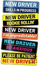 5-Pack HEY-OKEY New Driver Magnet for Car   Funny  NEW DRIVER Mixed Pack 1