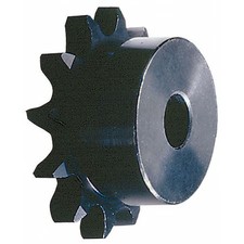 Tsubaki 35B9 Sprocket, Plain, 35 Chain Size, 3/8 Bore Dia., 9 Of Teeth