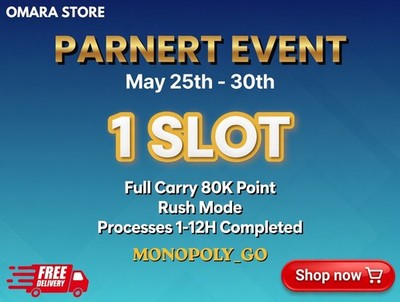 Event Partner | May 25- 30th | Fast Processes B| Monopoly-Go | Buy Now 1 slot