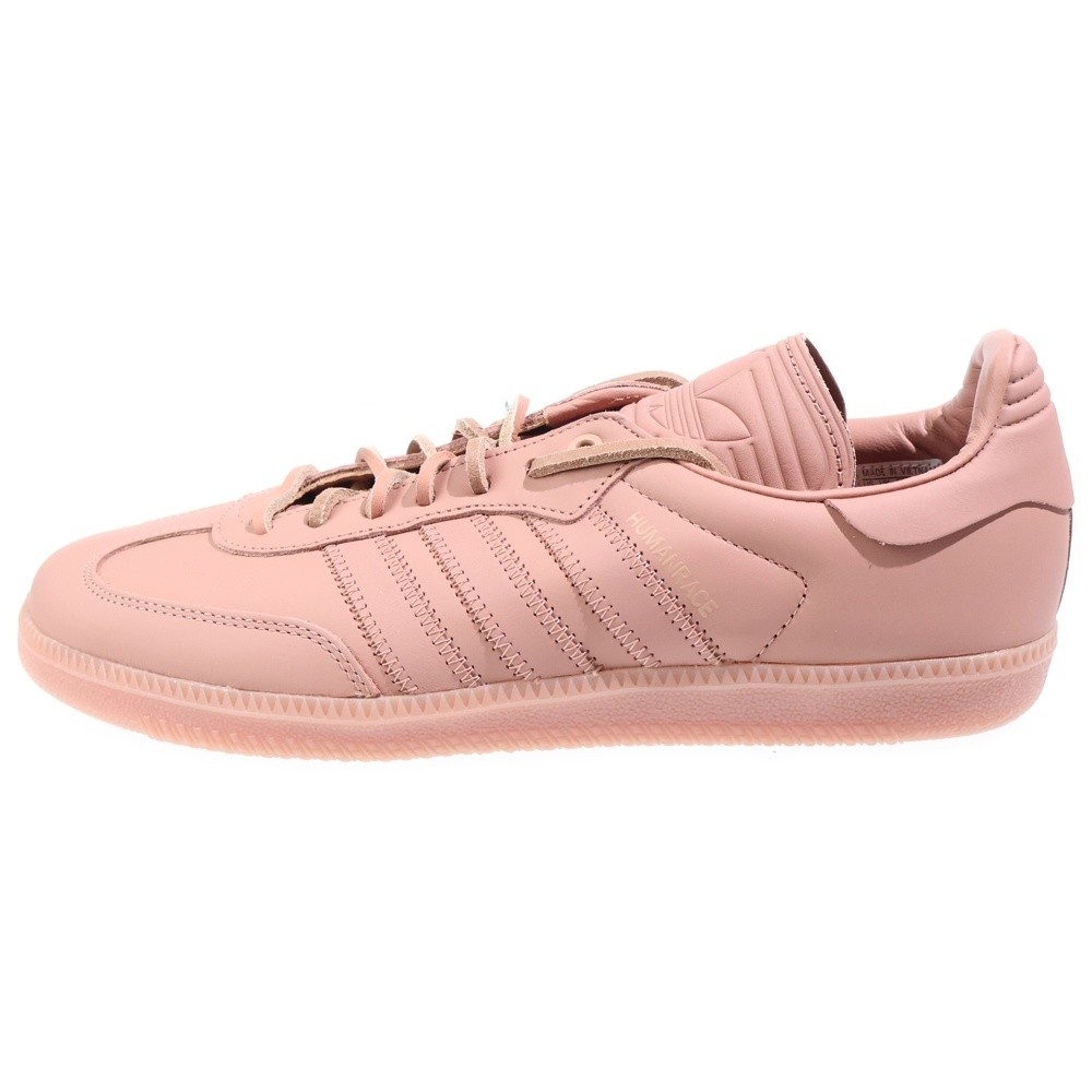 Adidas x Pharrell Williams Samba Human Lace Pink Low Cut Sneakers US9