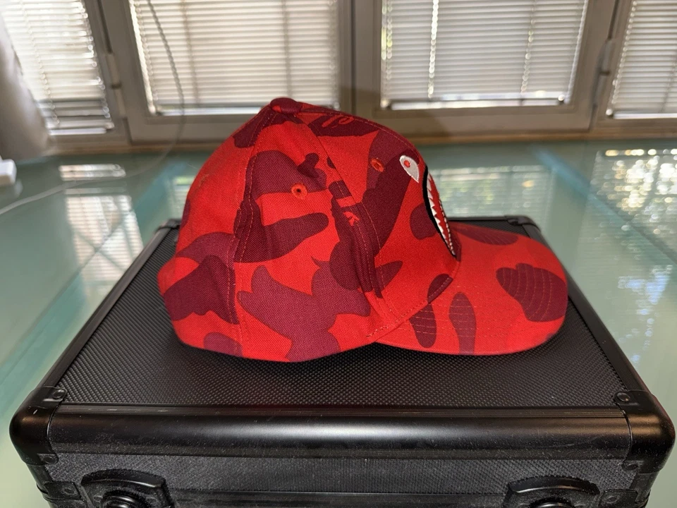 A Bathing Ape - Bape Color Camo Shark Red Snapback Cap Mütze - Bild 3 von 4