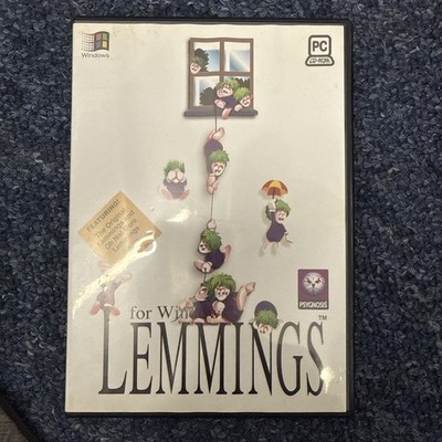 Lemmings für Windows Original PC CD ROM - Vintage - Computerspiel